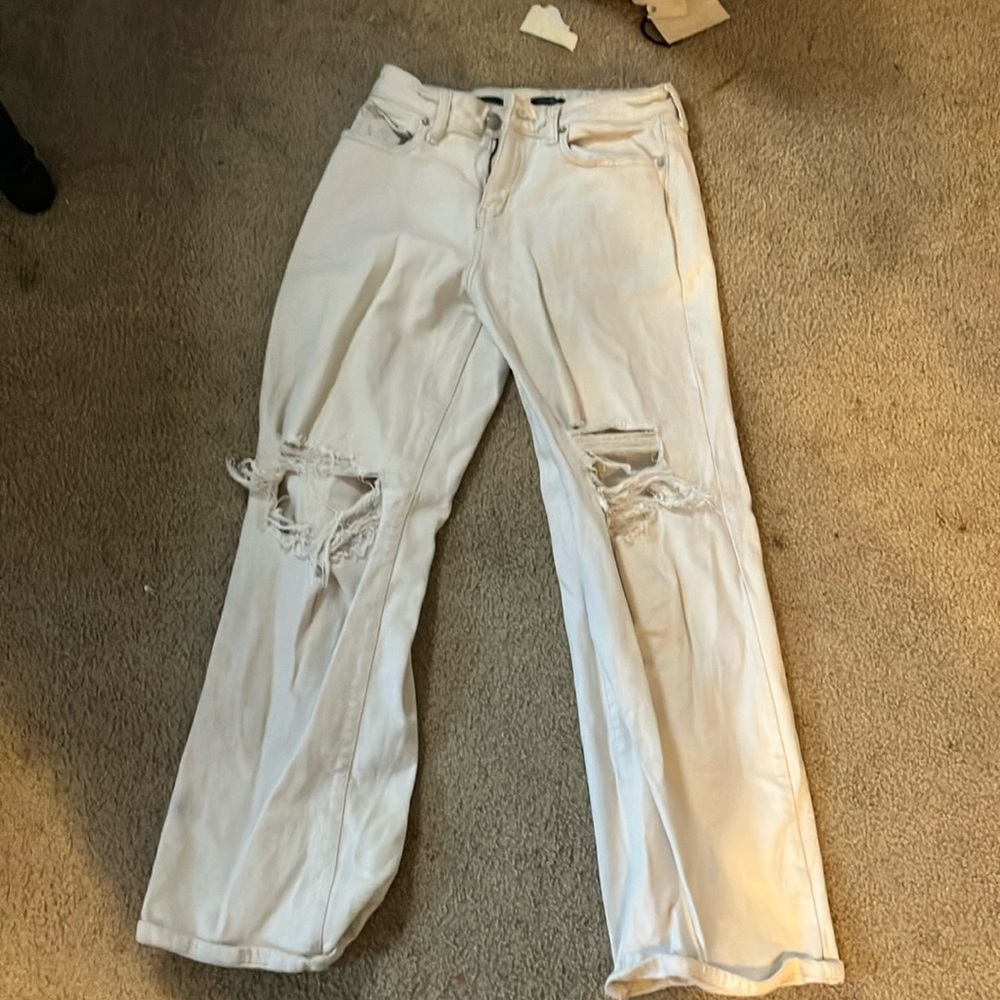 Target straight leg white/cream jeans